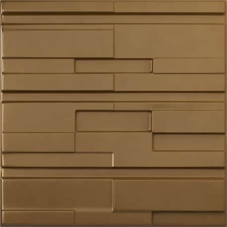 Ekena Millwork 19 5/8in. W x 19 5/8in. H Offset Brick EnduraWall Decorative 3D Wall Panel Covers 2.67 Sq. Ft. WP20X20OBCGH